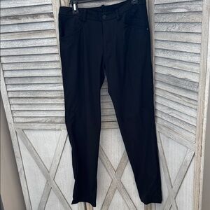 207. Lululemon ABC Warpstream Classic Black Pants for men’s size 34 pre owned